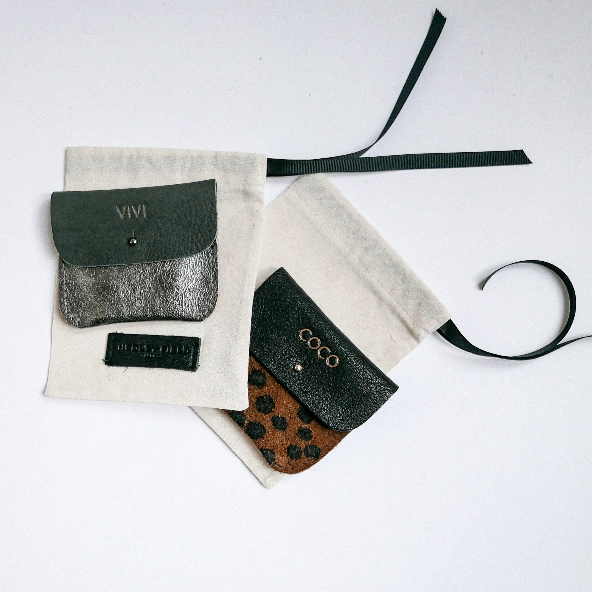 DARK SILVER   SLATE COIN/CARD PURSE