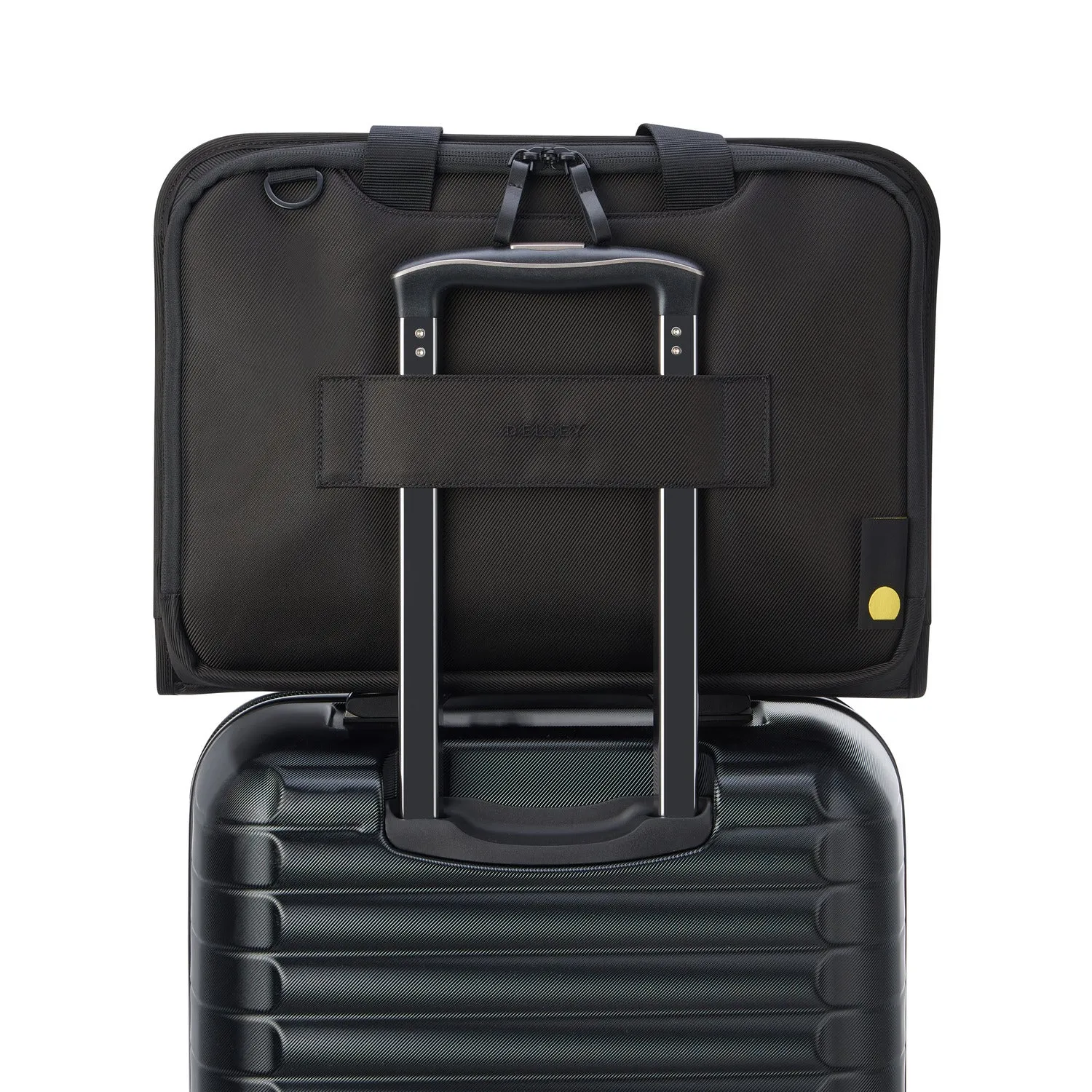 Delsey Arche 2 Compartment Satchel Laptop Protection 15.6 inch Black - 00120016100