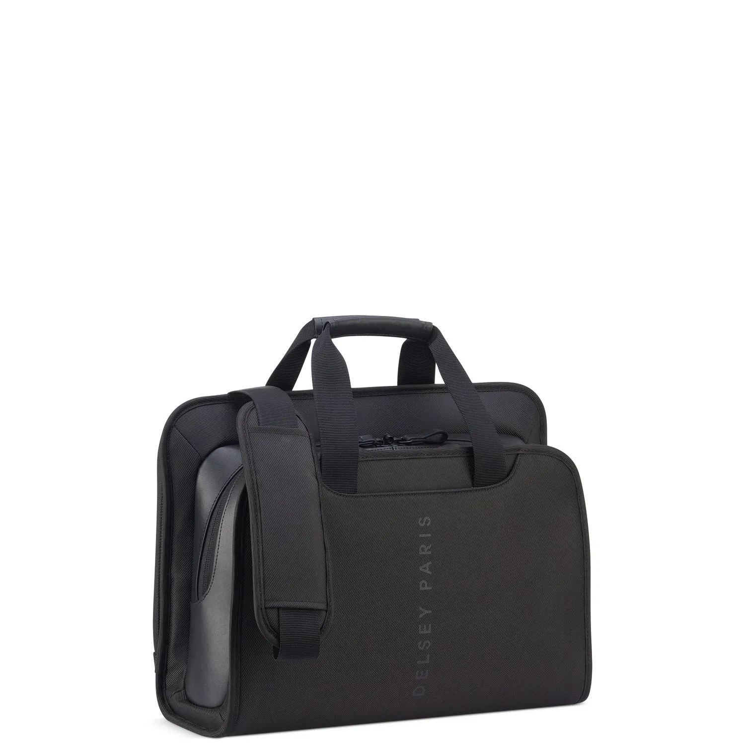 Delsey Arche 2 Compartment Satchel Laptop Protection 15.6 inch Black - 00120016100