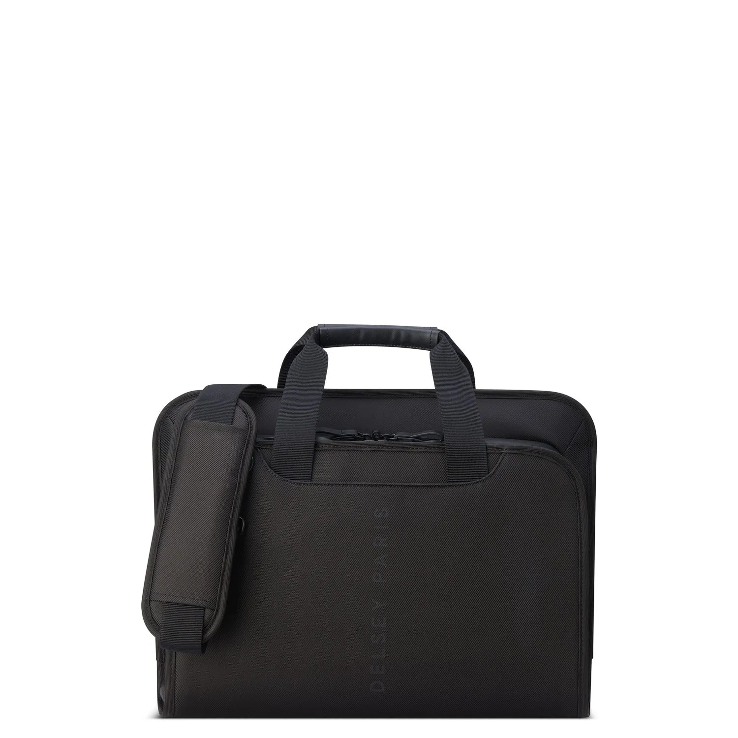 Delsey Arche 2 Compartment Satchel Laptop Protection 15.6 inch Black - 00120016100