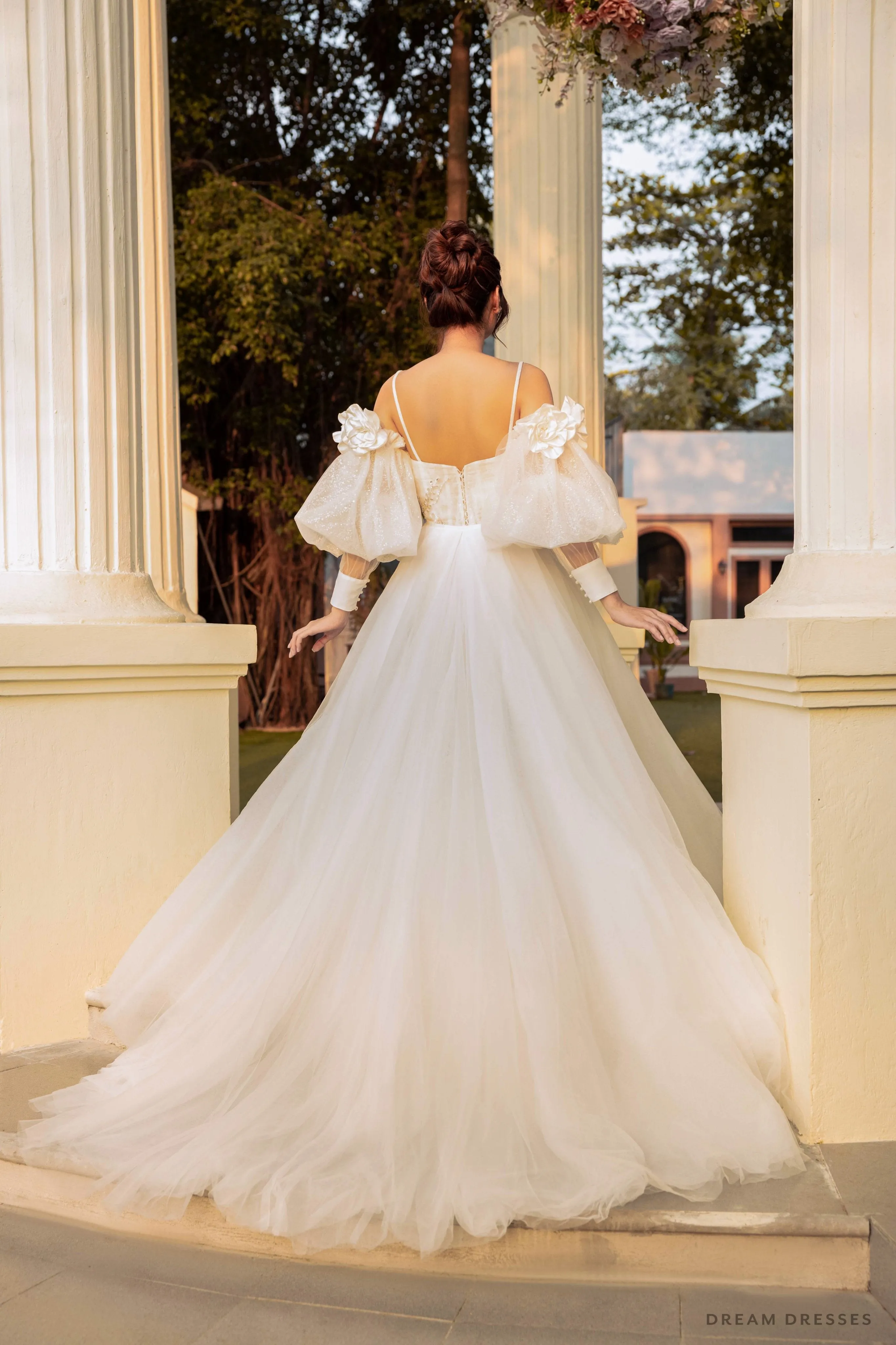 Detachable Tulle Bridal Skirt (#LORETTA)