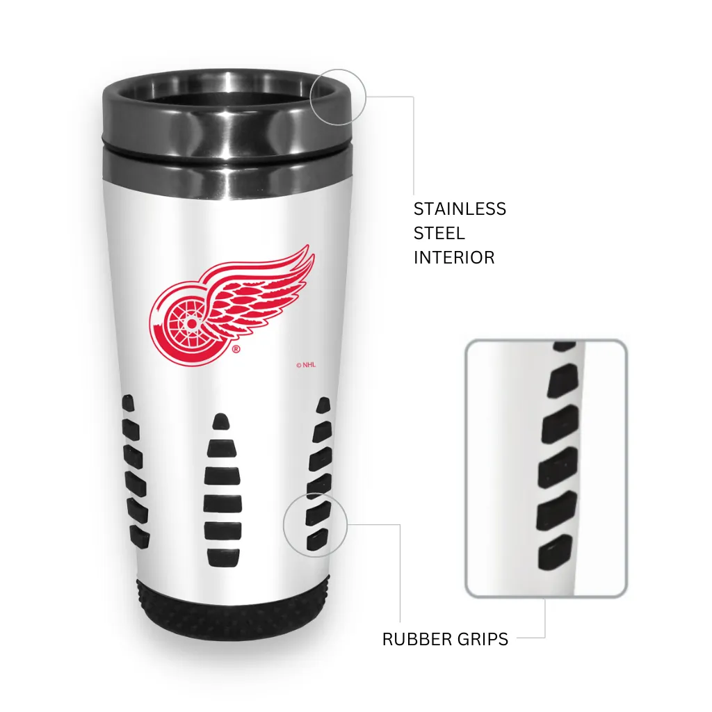 Detroit Red Wings Travel Mug - 16 oz. White Huntsville