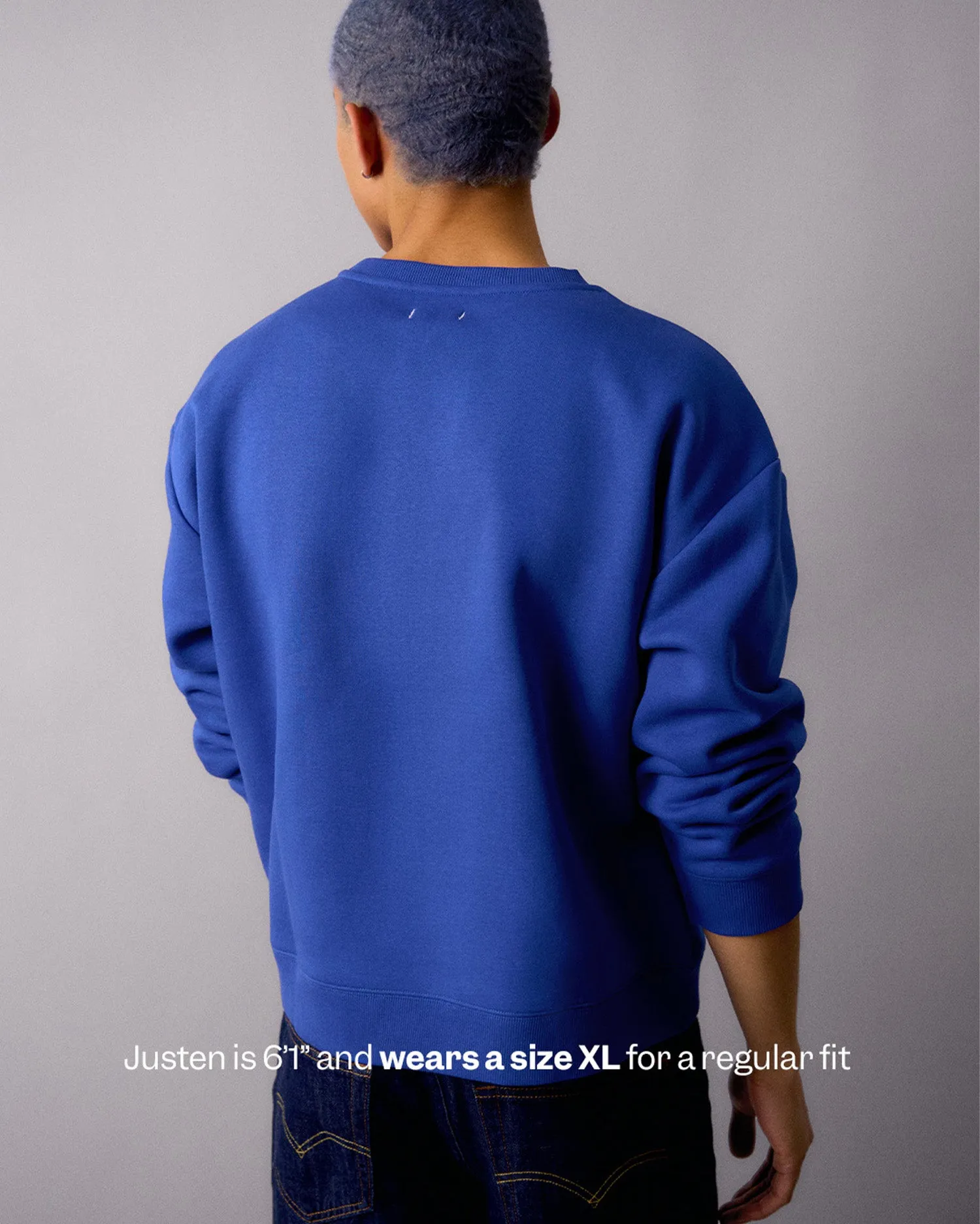 Dieu Bleu Crew Sweatshirt