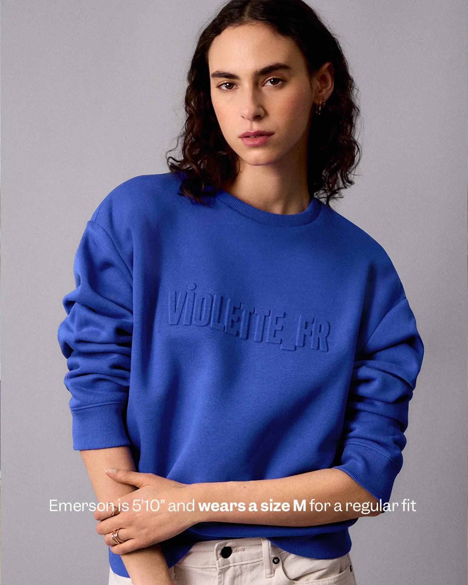 Dieu Bleu Crew Sweatshirt