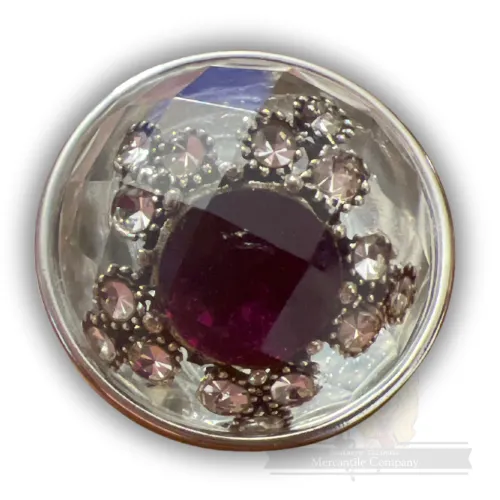Dome Gem Bunch Jewelry Snap