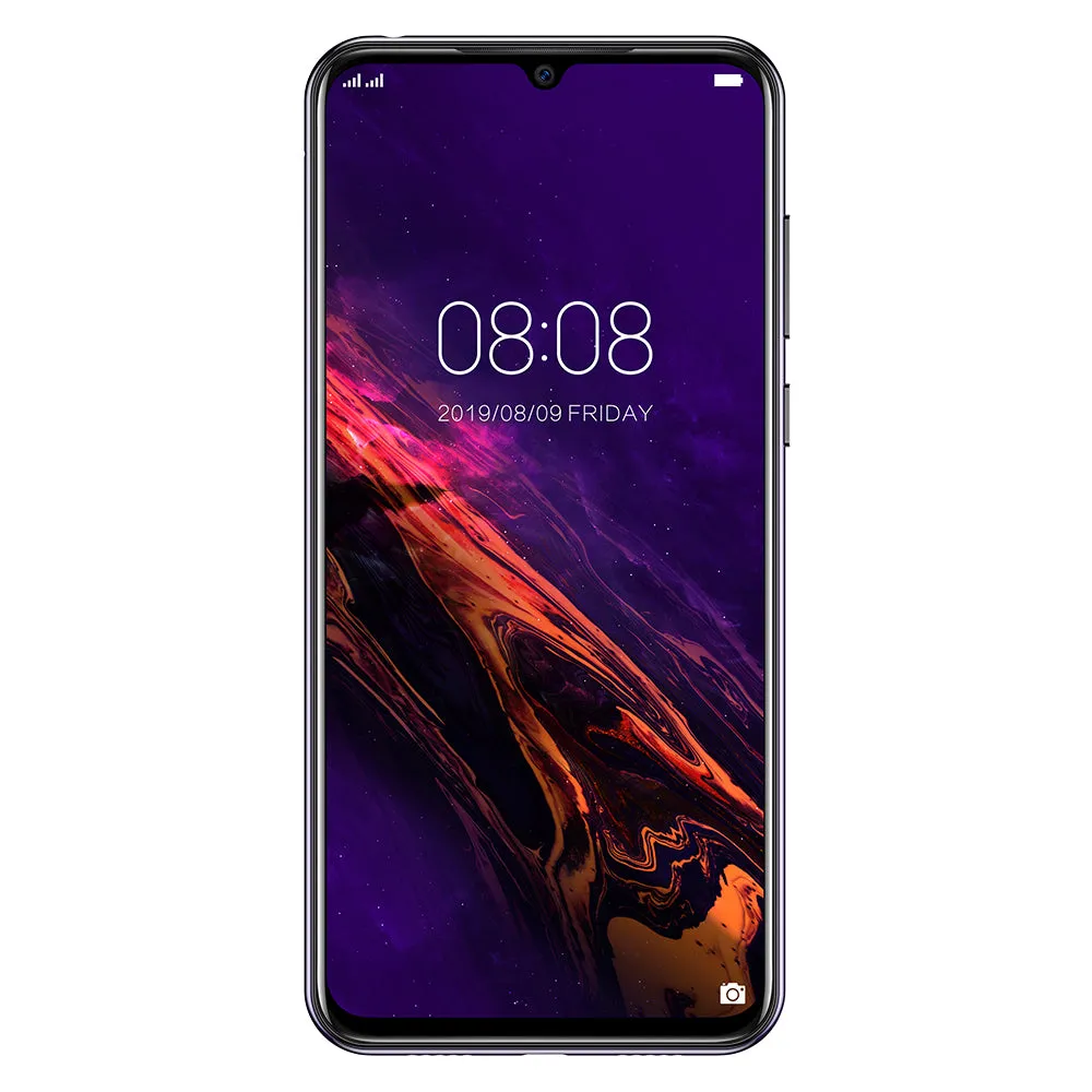 Doogee N20 4G Smartphone 6.3"" Waterdrop Screen Mobile Phone 4GB 64GB Octa Core 16MP Triple Rear Cameras 4350mAh 10w Quick Charge purple