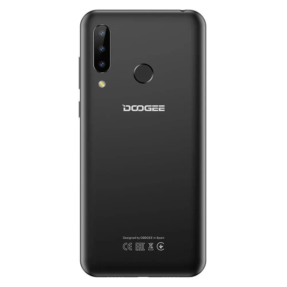 Doogee N20 4G Smartphone 6.3"" Waterdrop Screen Mobile Phone 4GB 64GB Octa Core 16MP Triple Rear Cameras 4350mAh 10w Quick Charge purple