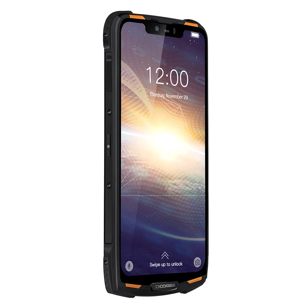 DOOGEE S90 Pro IP68/IP69K Rugged Mobile Phone Android 9.0 Smartphone 6.18'' FHD  Display Helio P70 Octa Core 6GB 128GB 16MP Cam black_Russian version