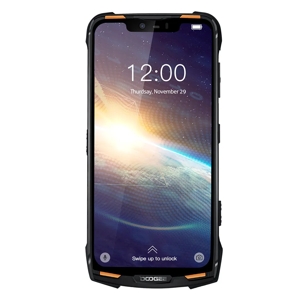 DOOGEE S90 Pro IP68/IP69K Rugged Mobile Phone Android 9.0 Smartphone 6.18'' FHD  Display Helio P70 Octa Core 6GB 128GB 16MP Cam black_Russian version