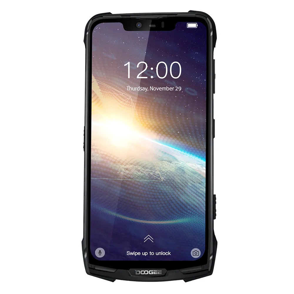 DOOGEE S90 Pro IP68/IP69K Rugged Mobile Phone Android 9.0 Smartphone 6.18'' FHD  Display Helio P70 Octa Core 6GB 128GB 16MP Cam black_Russian version
