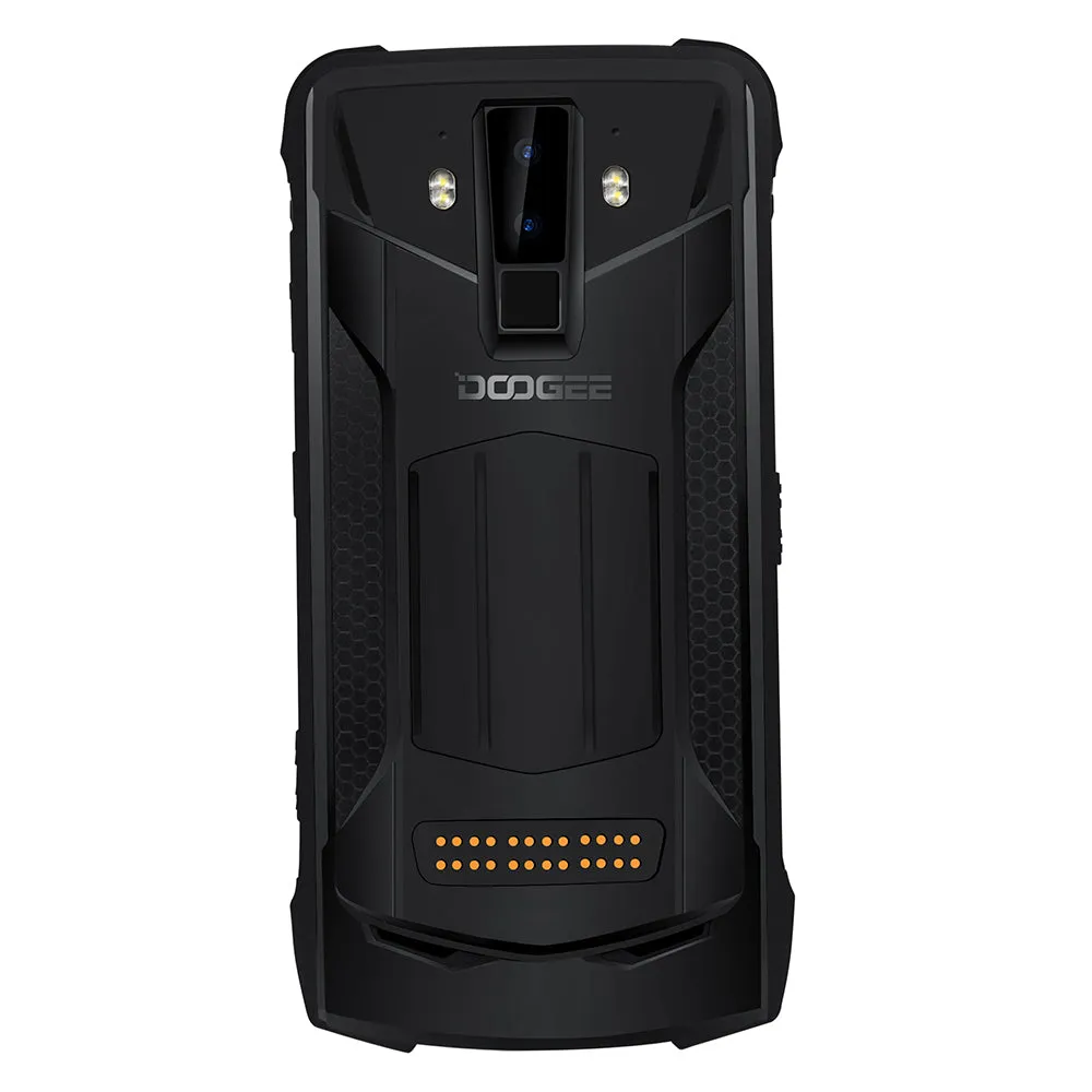 DOOGEE S90 Pro IP68/IP69K Rugged Mobile Phone Android 9.0 Smartphone 6.18'' FHD  Display Helio P70 Octa Core 6GB 128GB 16MP Cam black_Russian version
