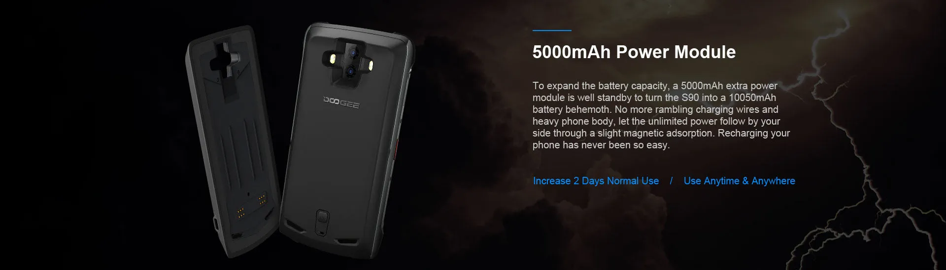 DOOGEE S90 Smartphone - 6.18 Inch Display, 6GB RAM, 128GB ROM, Waterproof, Shockproof 5050mAh - Orange, EU PLUG (Basic Edition)