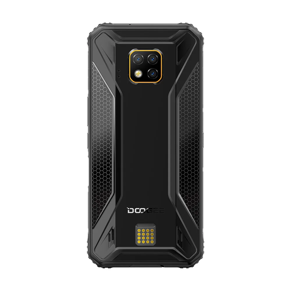 DOOGEE S95 Pro Mobile Phone IP68/IP69K Waterproof 6.3inch Smartphone 5150mAh Helio P90 CPU 8GB RAM 128GB ROM 48MP 16MP 8MP Camera Android 9.0 Pie System Black_Non-European version