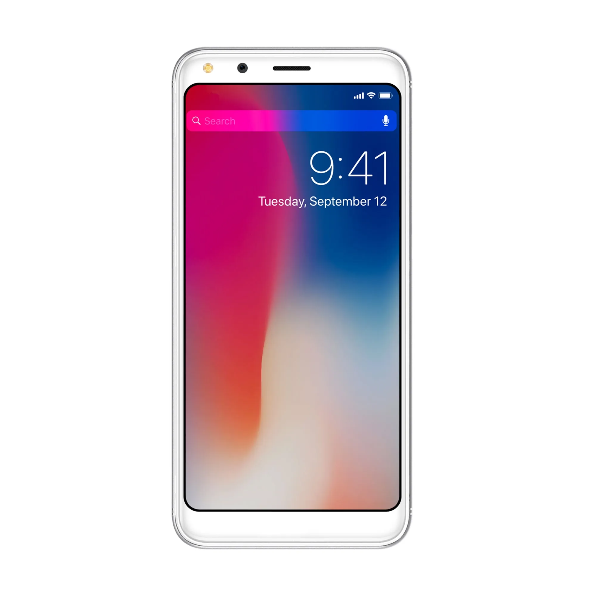 DOOGEE X53 5.3 Inch 720P Quad Core 1   16GB Smart Phone-Silver