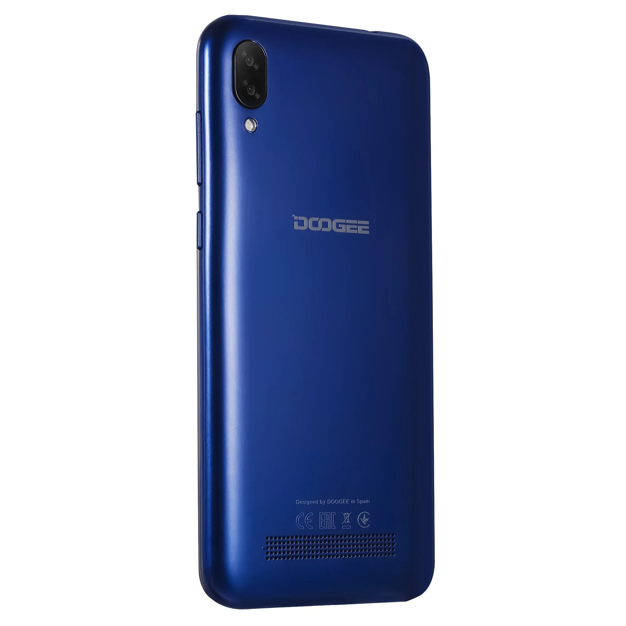 DOOGEE X90 Cellphone 6.1inch 19:9 Waterdrop LTPS Screen Smartphone Quad Core CPU 1GB RAM 16GB ROM 3400mAh Battery Dual SIM Cards 8MP 5MP Camera Android 8.1 OS  Blue_Non-European version