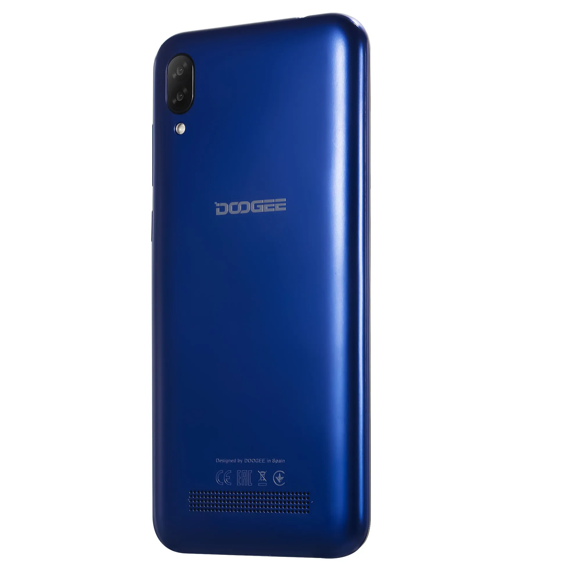 DOOGEE X90 Cellphone 6.1inch 19:9 Waterdrop LTPS Screen Smartphone Quad Core CPU 1GB RAM 16GB ROM 3400mAh Battery Dual SIM Cards 8MP 5MP Camera Android 8.1 OS  Blue_Non-European version