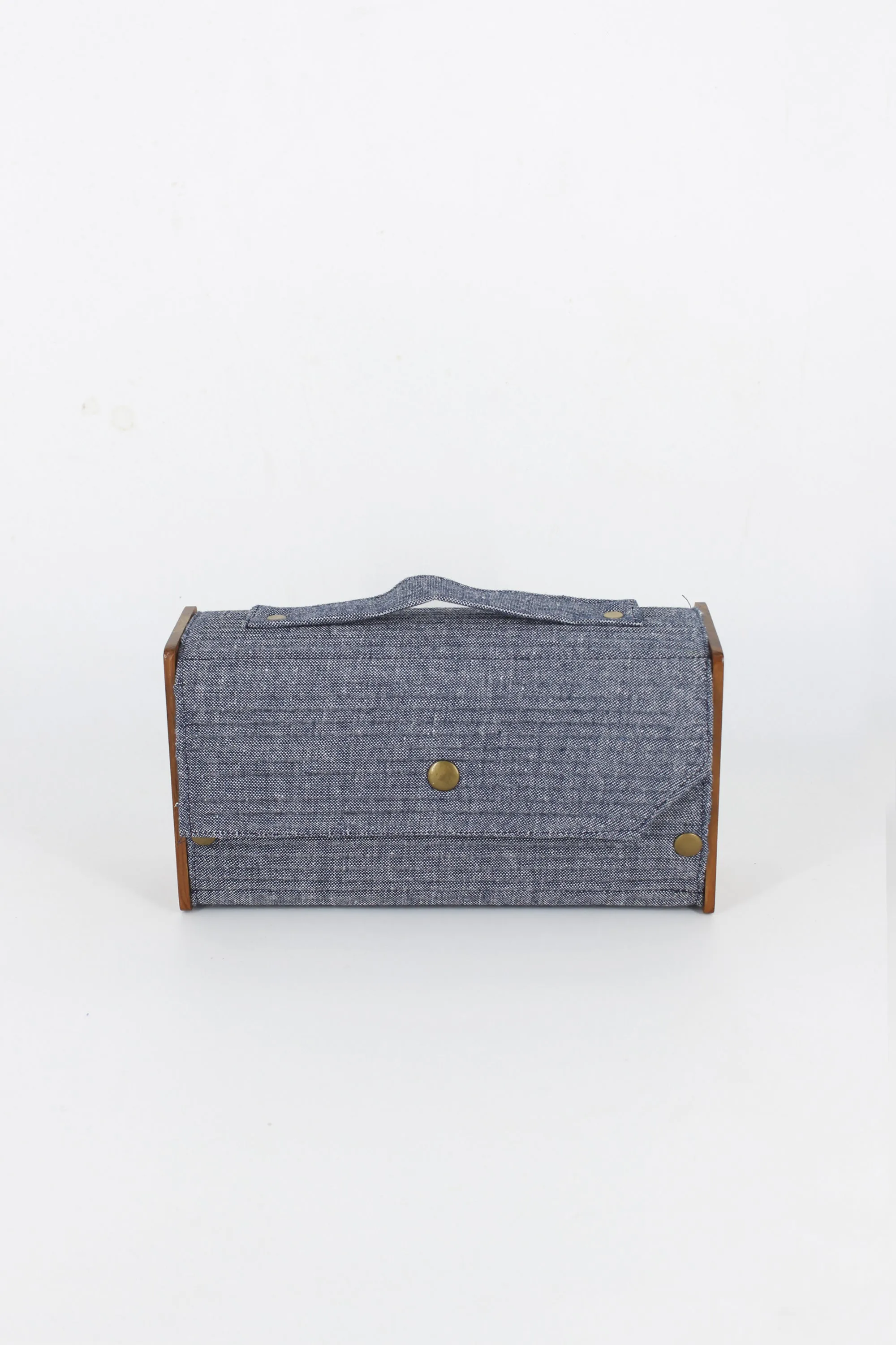 DOVE & SLATE Box Clutch - Changeable Sleeve