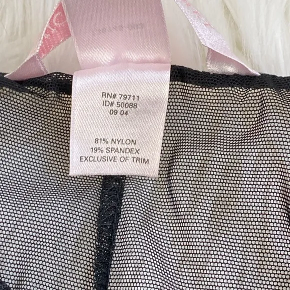 Dream Angels Lace Mesh Babydoll Lingerie Slip Small