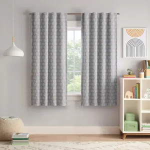 Eclipse Kids Blackout Curtain Kids Curtain with Clipped Dot Print
