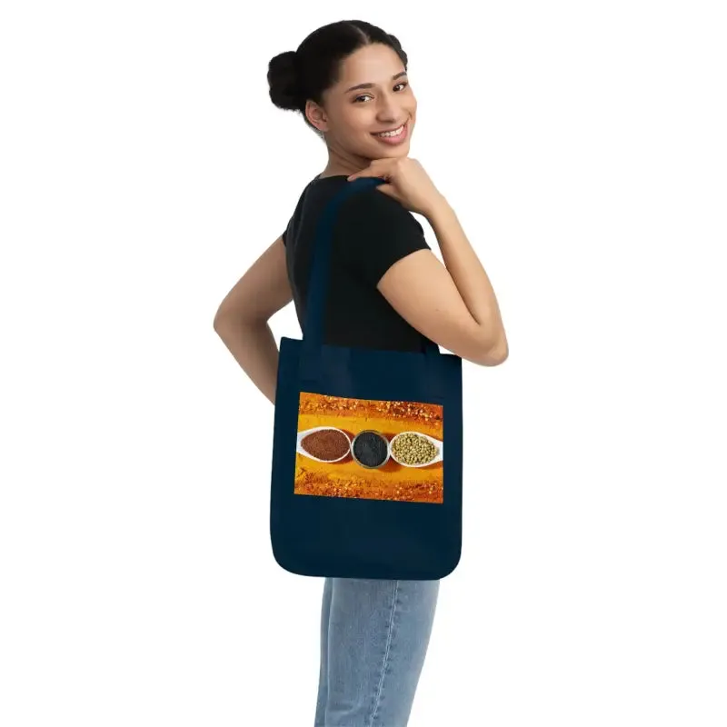 Eco Chic Rosemary Canvas Tote Bag
