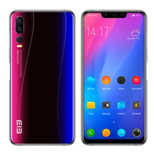 Elephone A5 6.18"" 18.7:9 Android 8.1 P60 MT6771 Quad Core 4GB RAM 64GB ROM 12MP   20MP Face Unlock Fingerprint 4G OTG Mobile Phone(EU Standard) 6.18_Neon blue