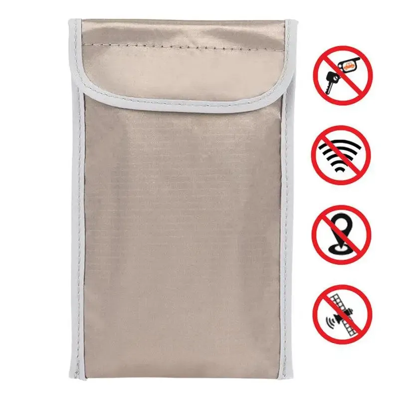 EMF Blocking RFID Cell Phone Signal GPS Blocking Faraday Bag