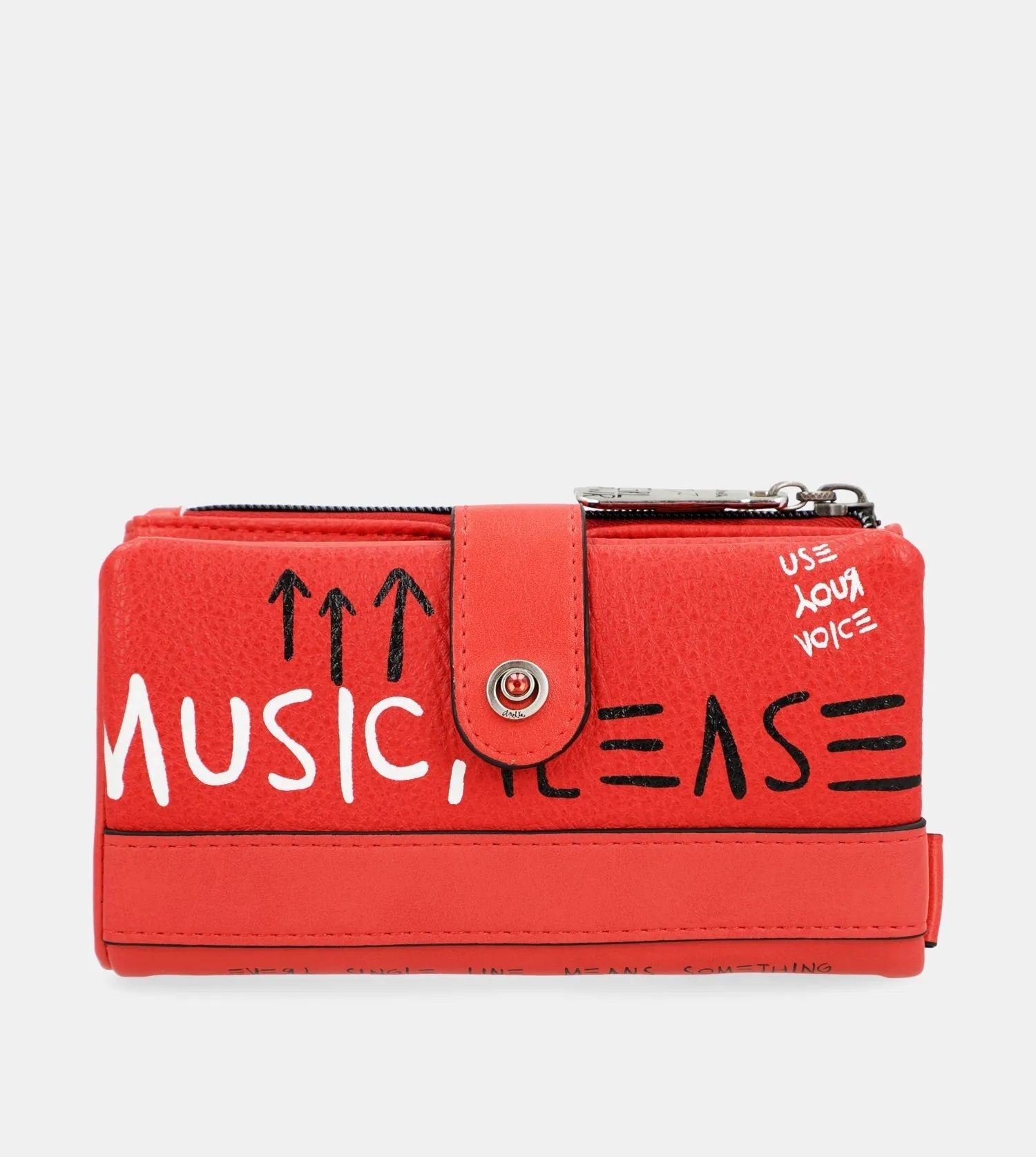 Energy red large wallet