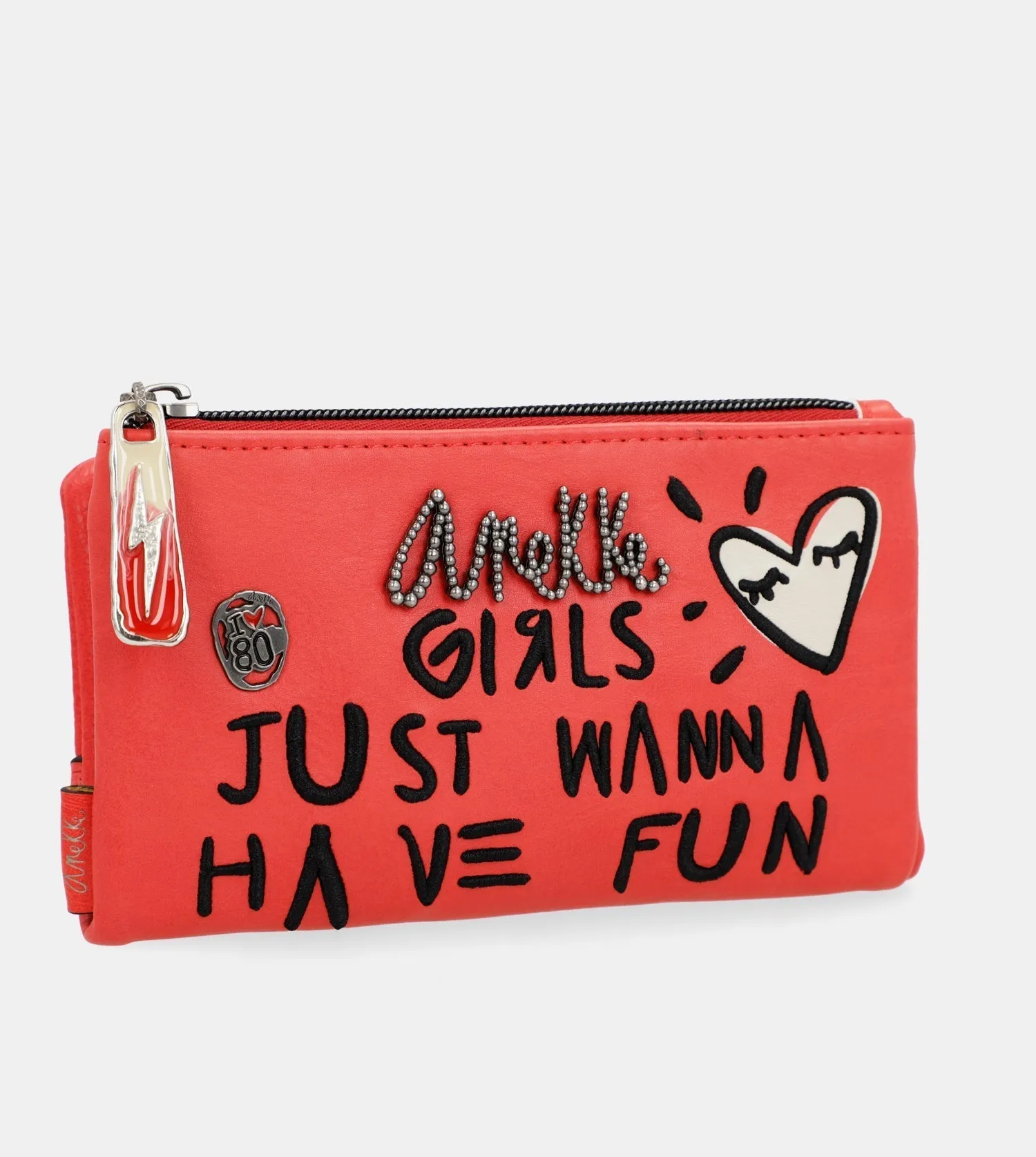 Energy red large wallet