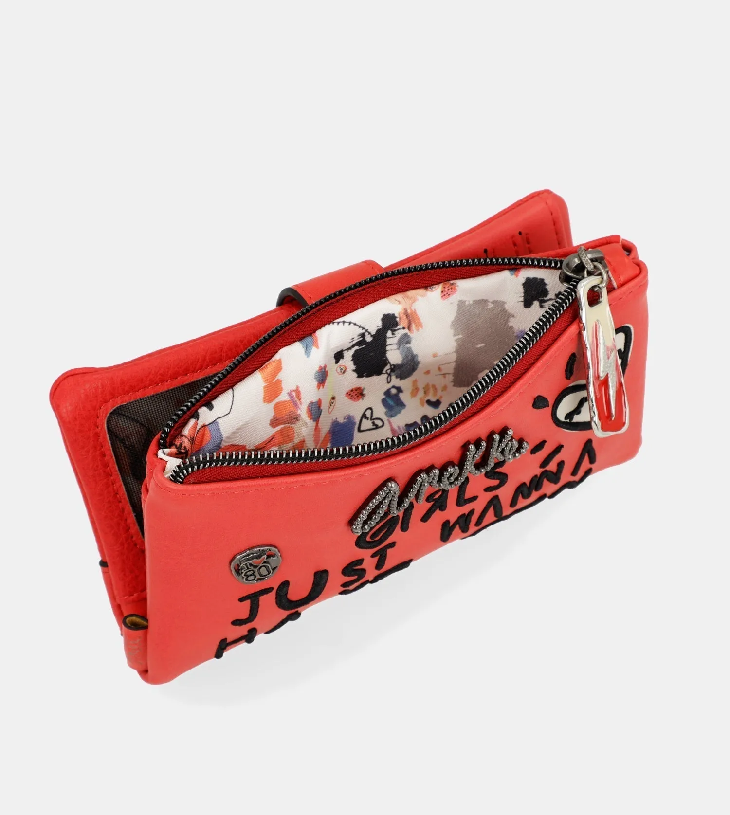 Energy red large wallet