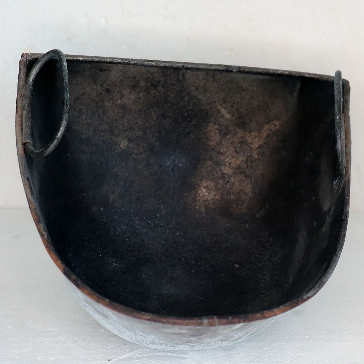 English Benham & Froud Brass, Ebonized Wood, Tin Lined Coal Scuttle and Shovel