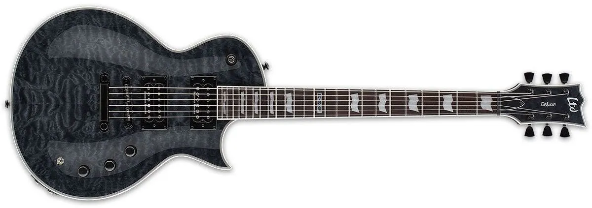ESP LTD Electric Guitar EC1000 WITH PIEZO LEC1000PIEZOQMSTBLK