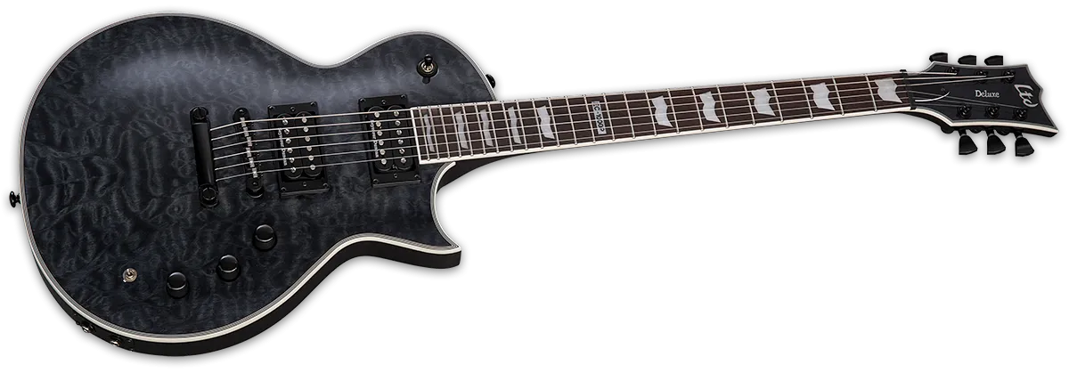 ESP LTD Electric Guitar EC1000 WITH PIEZO LEC1000PIEZOQMSTBLK