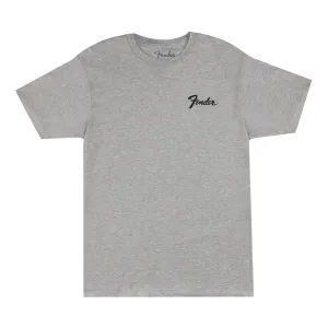 Fender Transition Logo Gray Tee in Large