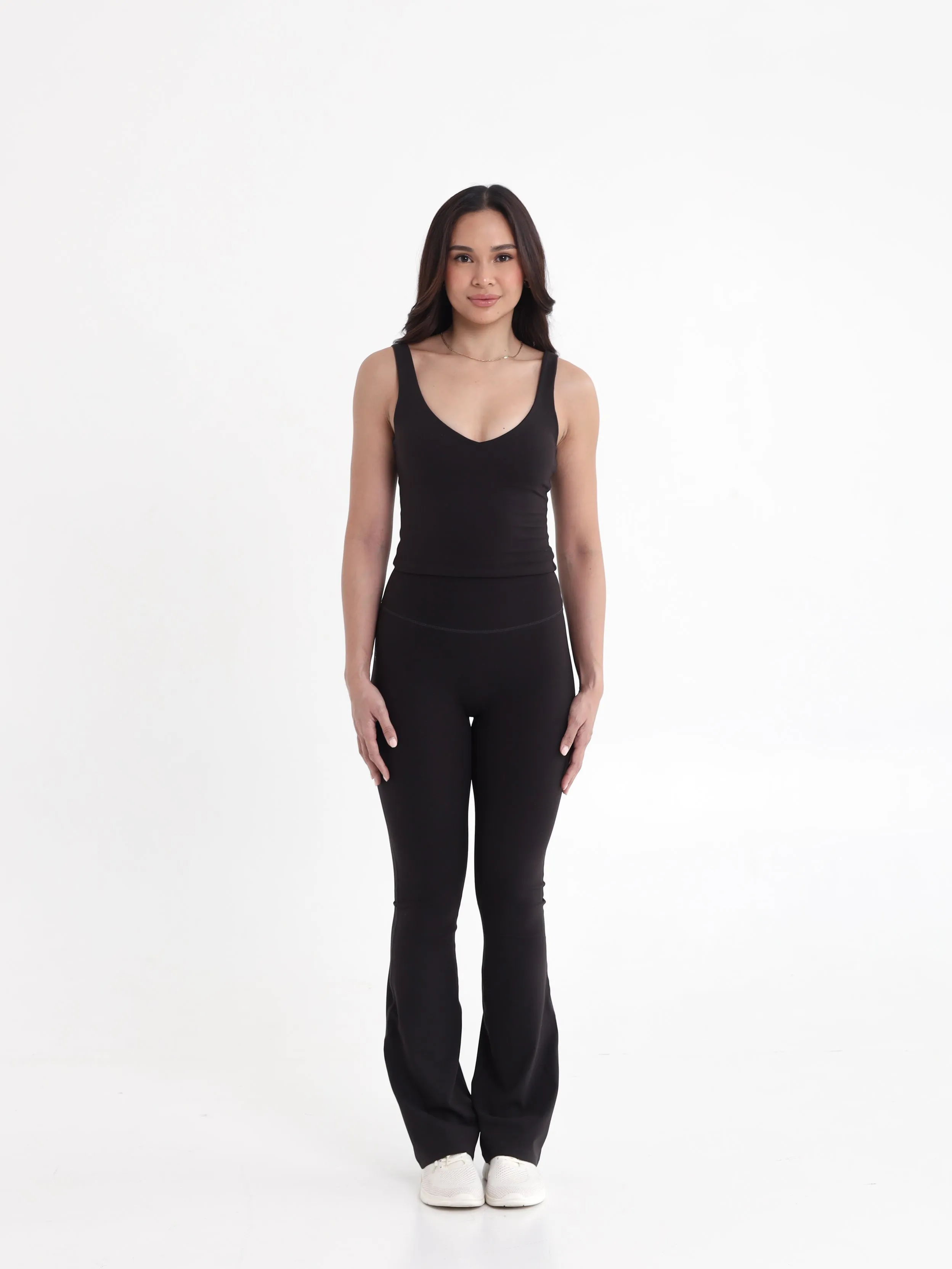 FitLuxe Flared Leggings - Black