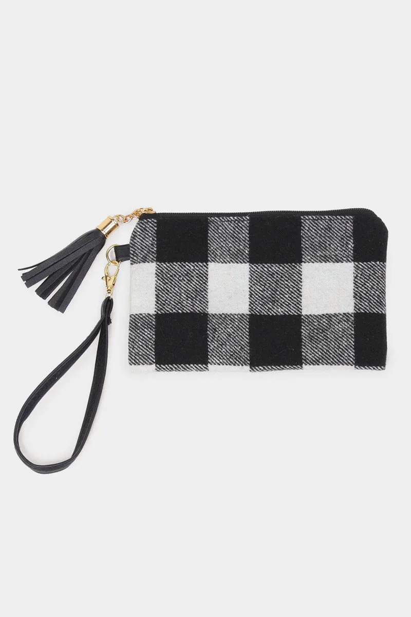 Flannel Wristlet