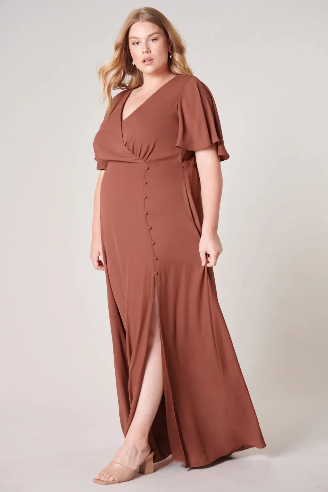 Flutter Sleeve Maxi