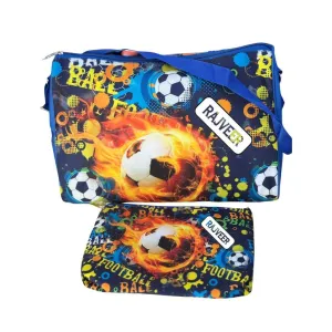 Football theme Swimming Bag with Wet Pouch