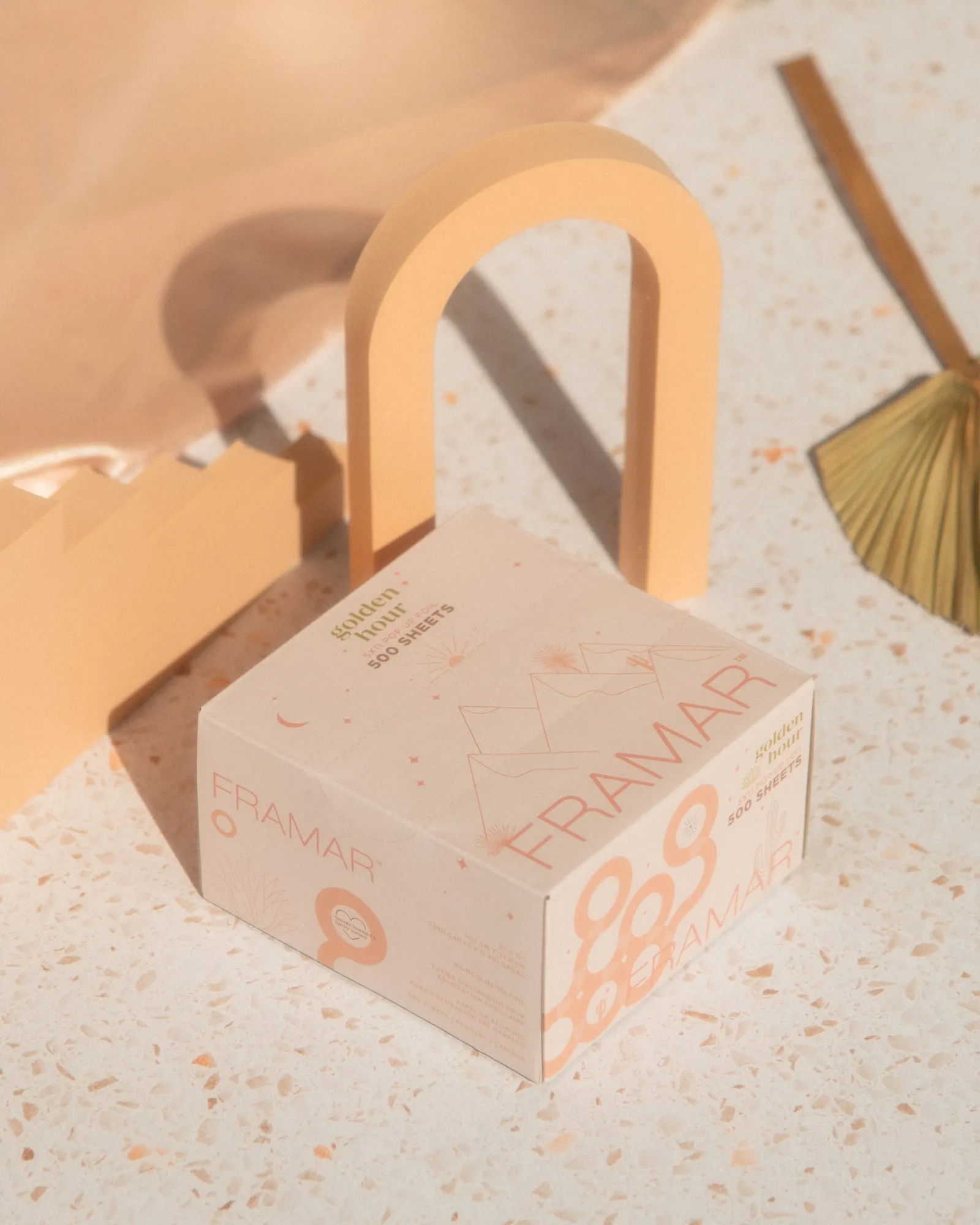 Framar Golden Hour Pop Up Foil (500ct) 127 x 280mm (5x11) (12pc CARTON)