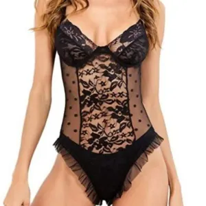 Gagalook Women Floral Sexy One Piece Lingerie