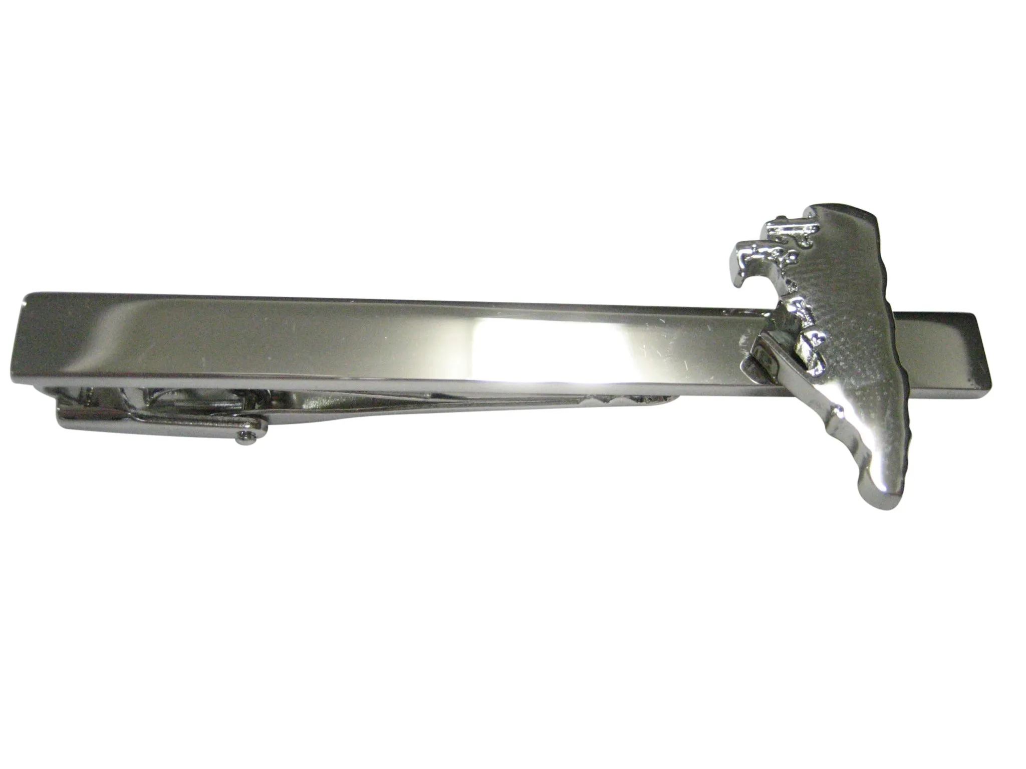 Gibraltar Map Shape Tie Clip