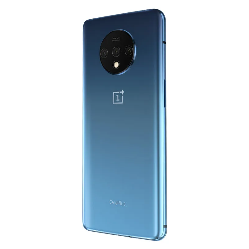 Global ROM OnePlus 7T 8GB 128GB Smartphone Snapdragon 855 Plus Octa Core 90Hz AMOLED Screen 48MP Triple Cameras NFC blue_8 256GB