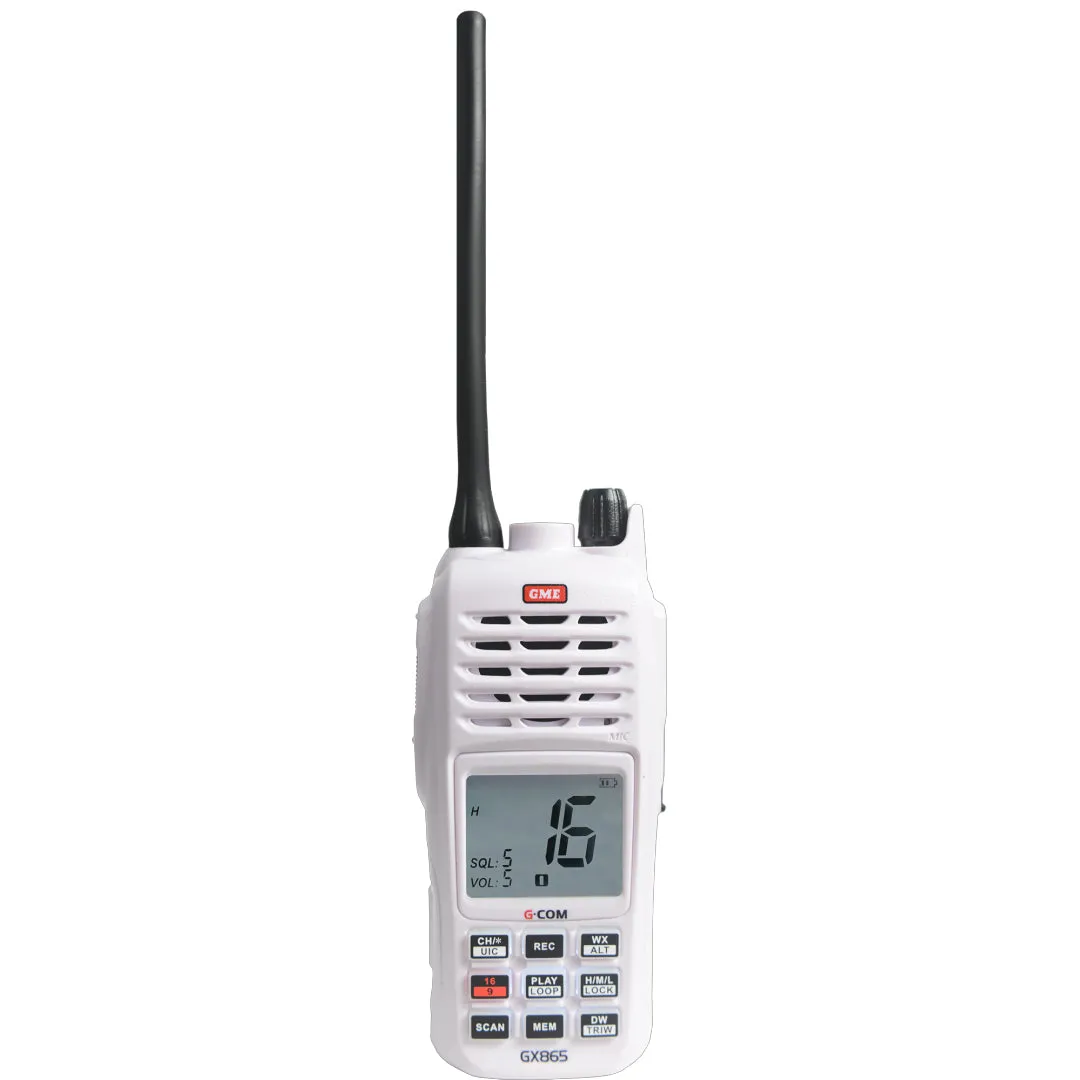 GME GX865 Marine VHF Handheld Radio