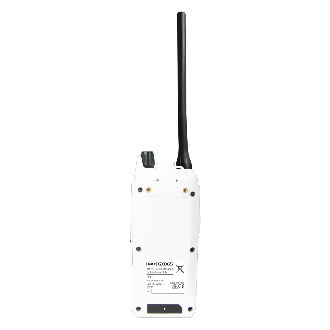 GME GX865 Marine VHF Handheld Radio