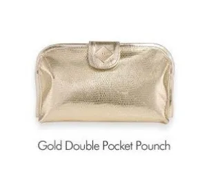 Gold Double Pocket Pouch