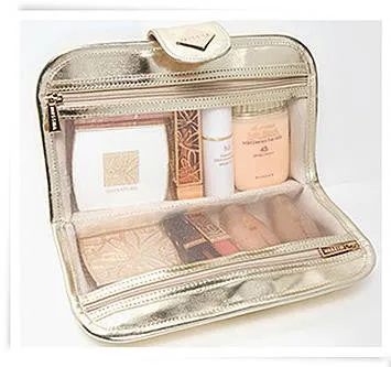 Gold Double Pocket Pouch