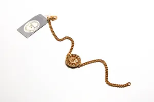 Gold Tone Petite Logo Bracelet by Christian Dior