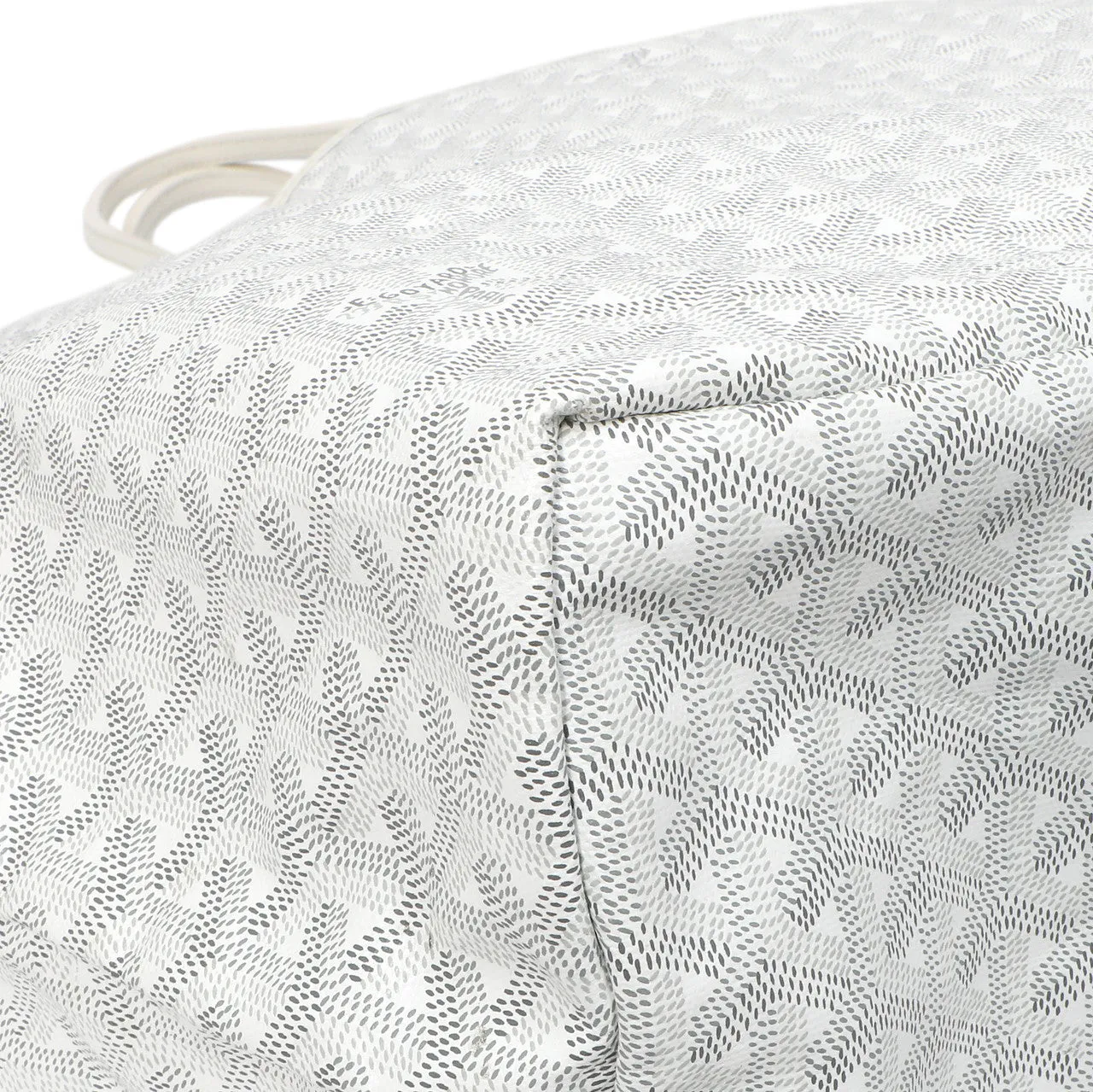 Goyard White Goyardine Saint Louis GM