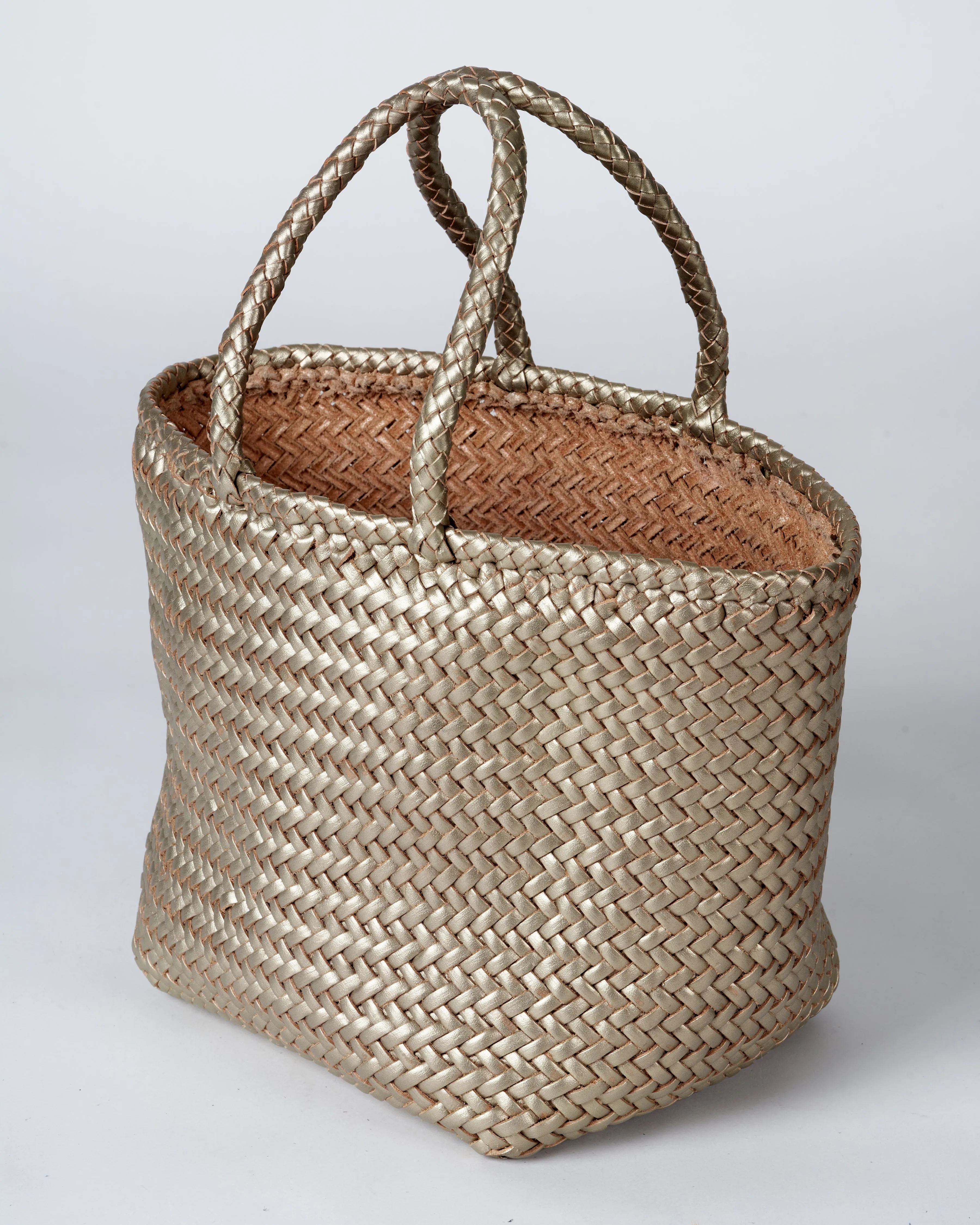 grace basket small - pewter