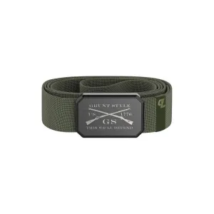 Grunt Style x Groove Life™ Belt - Gun Metal on Olive