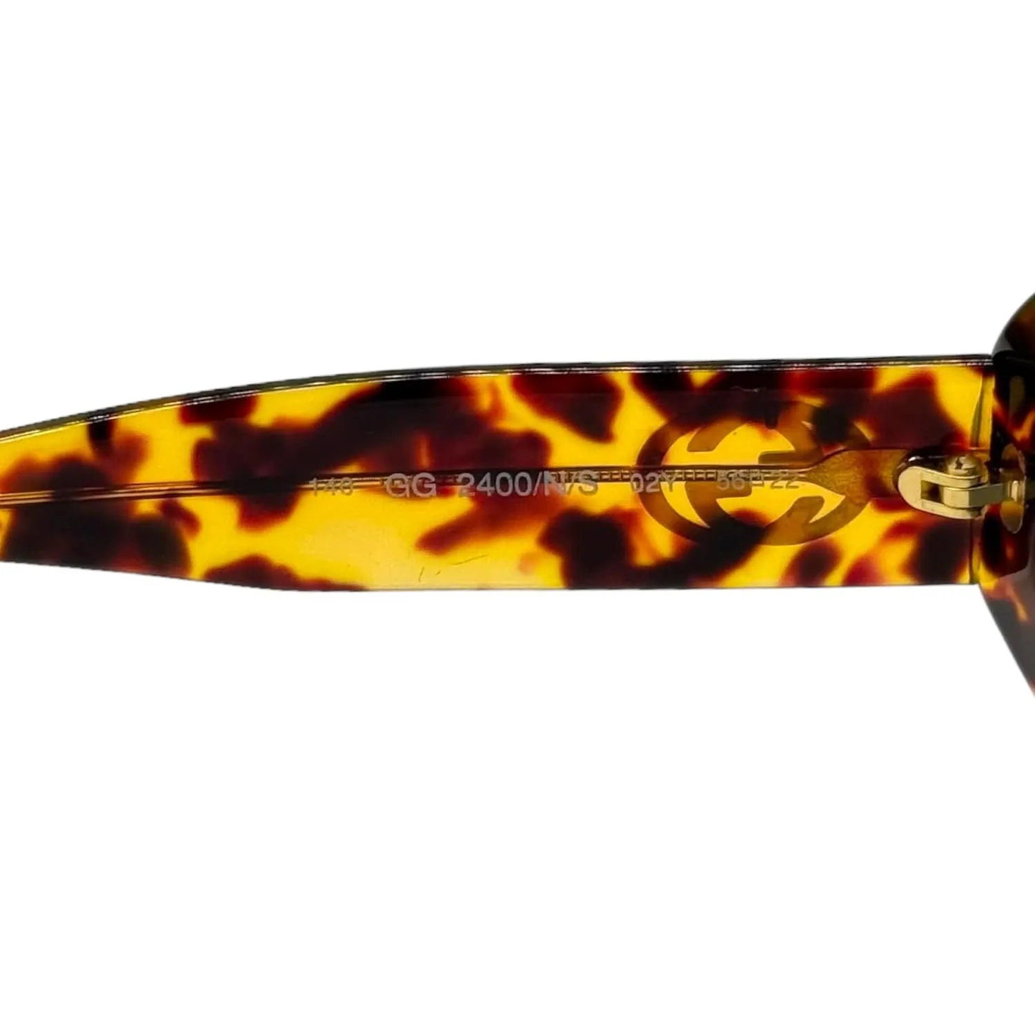 GUCCI Vintage GG2400 GG Logo Sunglasses - Tortoise